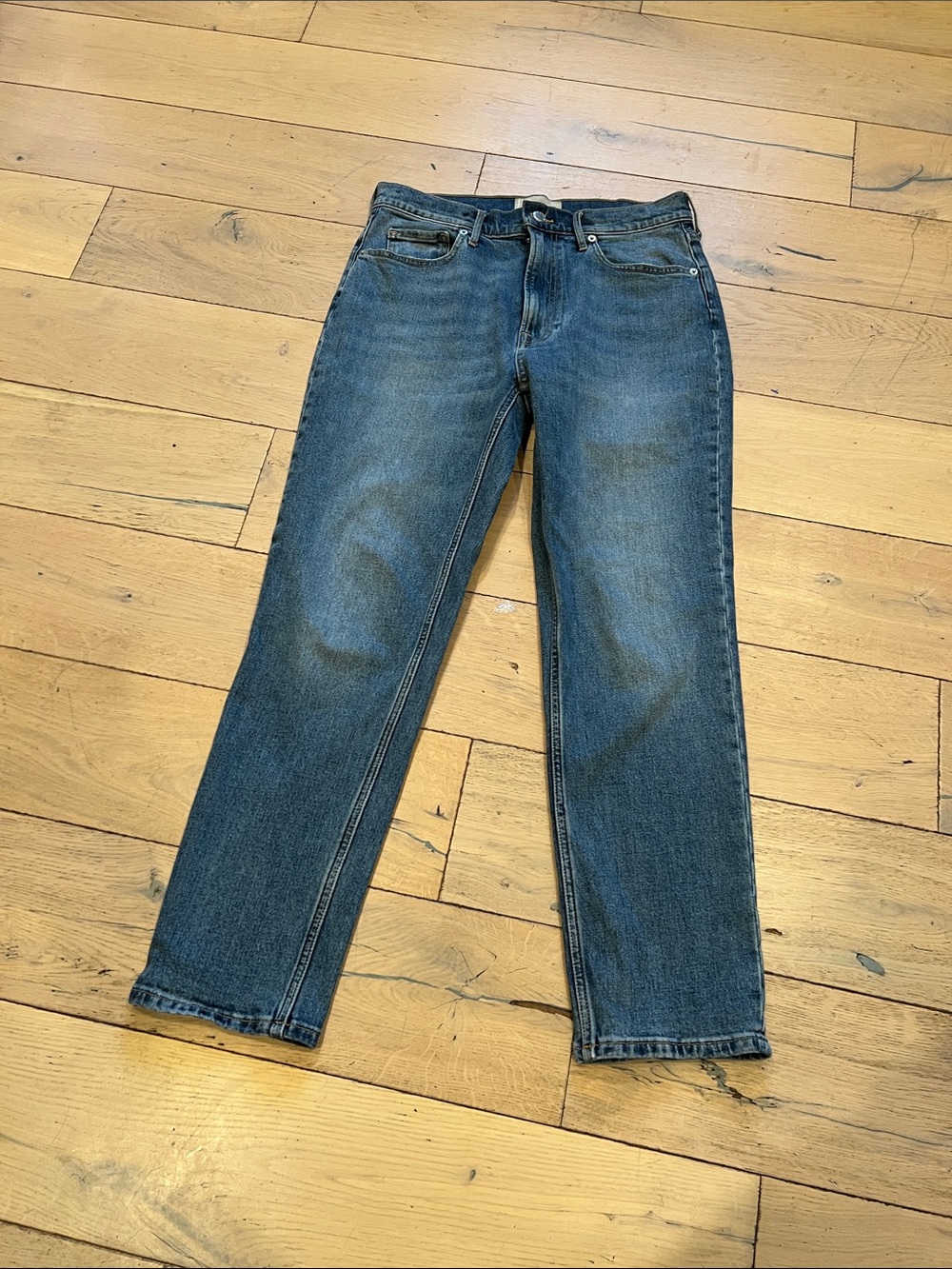 Everlane  Medium Blue Straight Jeans